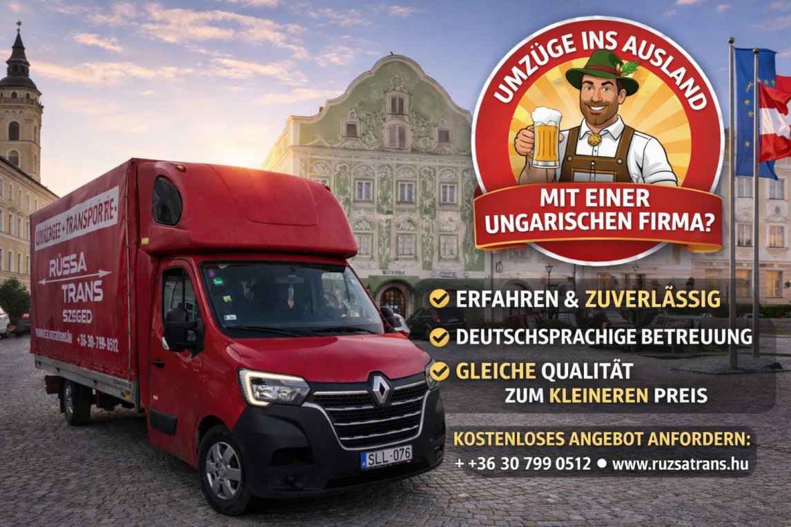 Internationaler Umzug: Warum Sie ein ungarisches Unternehmen wählen sollten